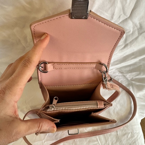 ROSE CROSSBODY Wallet/Travel Phone Case Bag - Picture 2 of 3